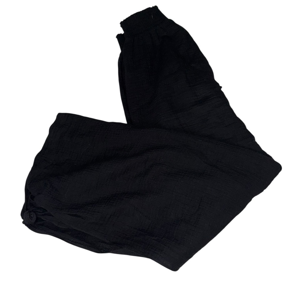 Peyton Jensen Black Cotton Pants Size XS